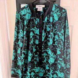 Maggy Vintage dress green/black size 14